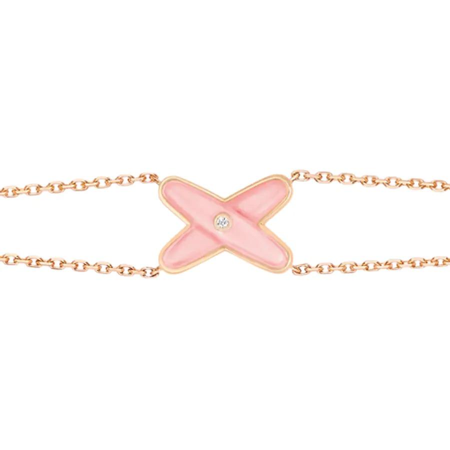 Aura JEWELS ARMBAND ROSA PERLMUTT ROSÉGOLD 1 DIAMANT
