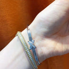 Aura ARMBAND-SET SILBER DIAMANTEN