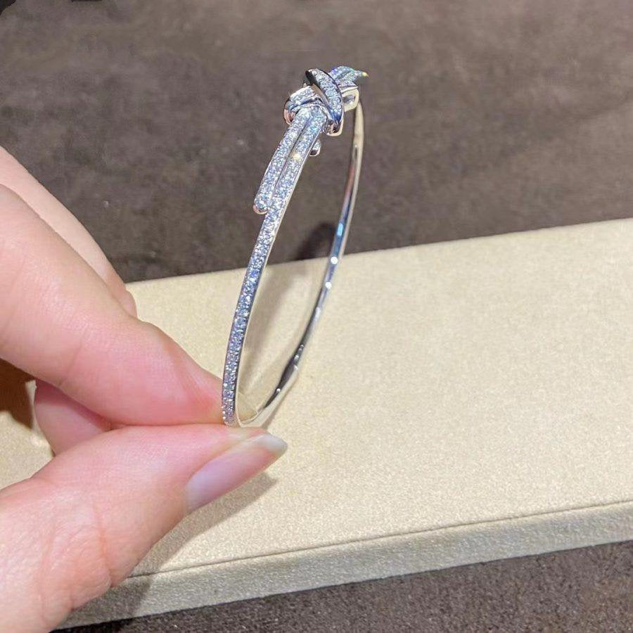Aura ARMBAND-SET DIAMONDS SILVER