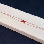 Aura JEUX BRACELET CARNELIAN PINK GOLD 1 DIAMOND