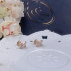 Aura JEUX DE PINK GOLD DIAMOND EARRINGS