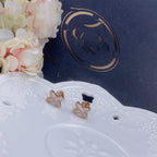 Aura JEUX DE PINK GOLD DIAMOND EARRINGS