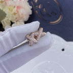 Aura JEUX DE PINK GOLD DIAMOND EARRINGS