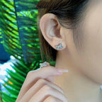 Aura JEUX DE SILVER DIAMOND EARRINGS