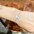 Aura JEUX DE BRACELET MOP PINK GOLD DIAMONDS