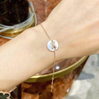 Aura JEUX DE BRACELET MOP PINK GOLD DIAMONDS