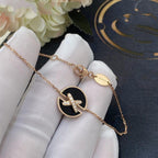 Aura JEUX DE BRACELET ONYX PINK GOLD DIAMOND