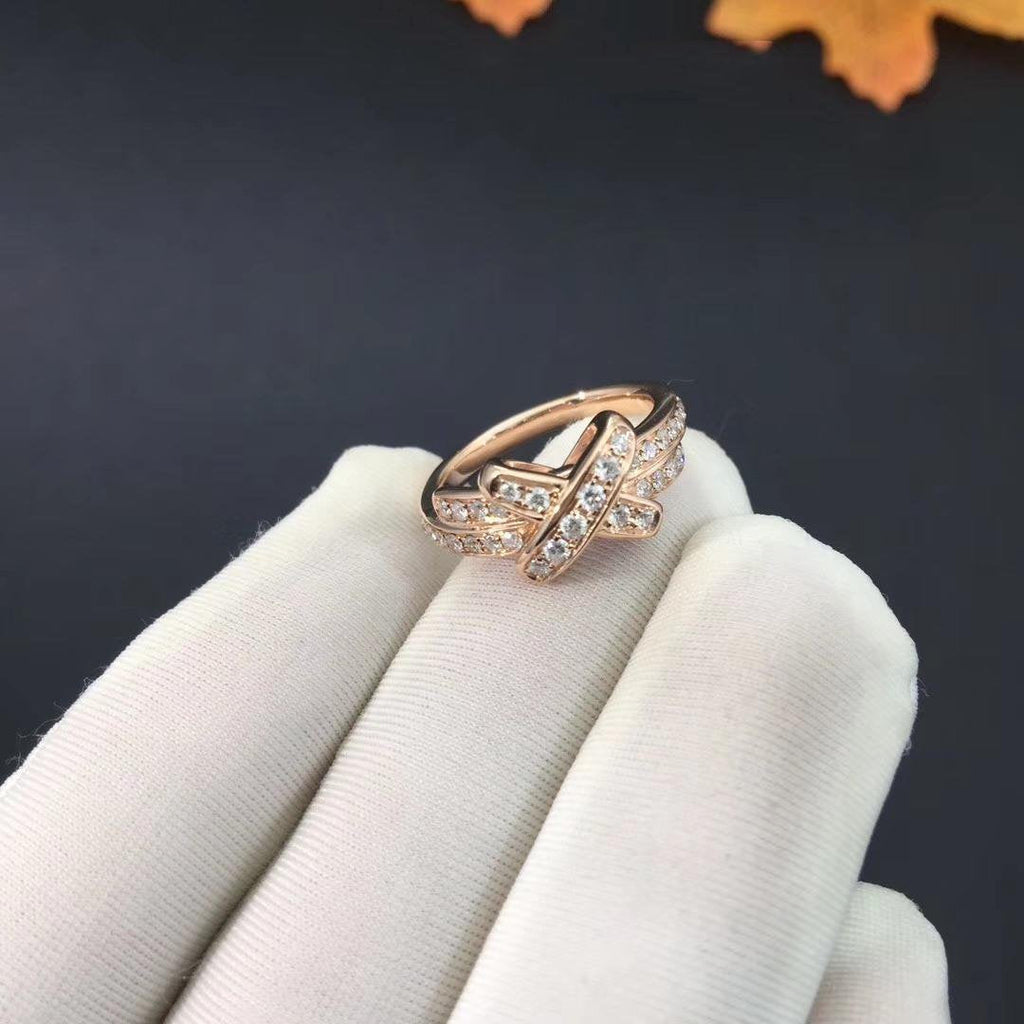 Aura JEUX DE RING PINK GOLD DIAMOND