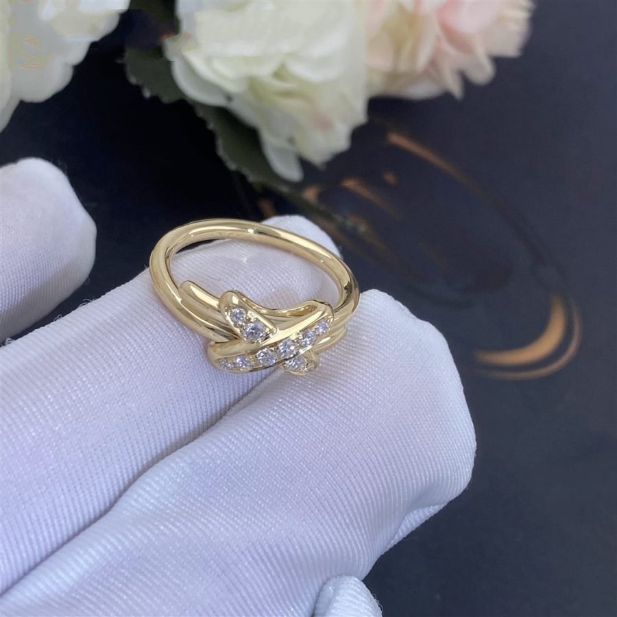 Aura SPIELE AUS GOLD DIAMANTENRING