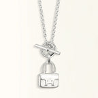 Aura POP H PEDANT SILVER NECKLACE