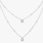 [Aura ] Diamond Necklace My Twin 2 Rows