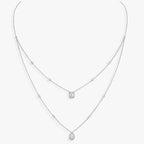 [Aura ] Diamond Necklace My Twin 2 Rows