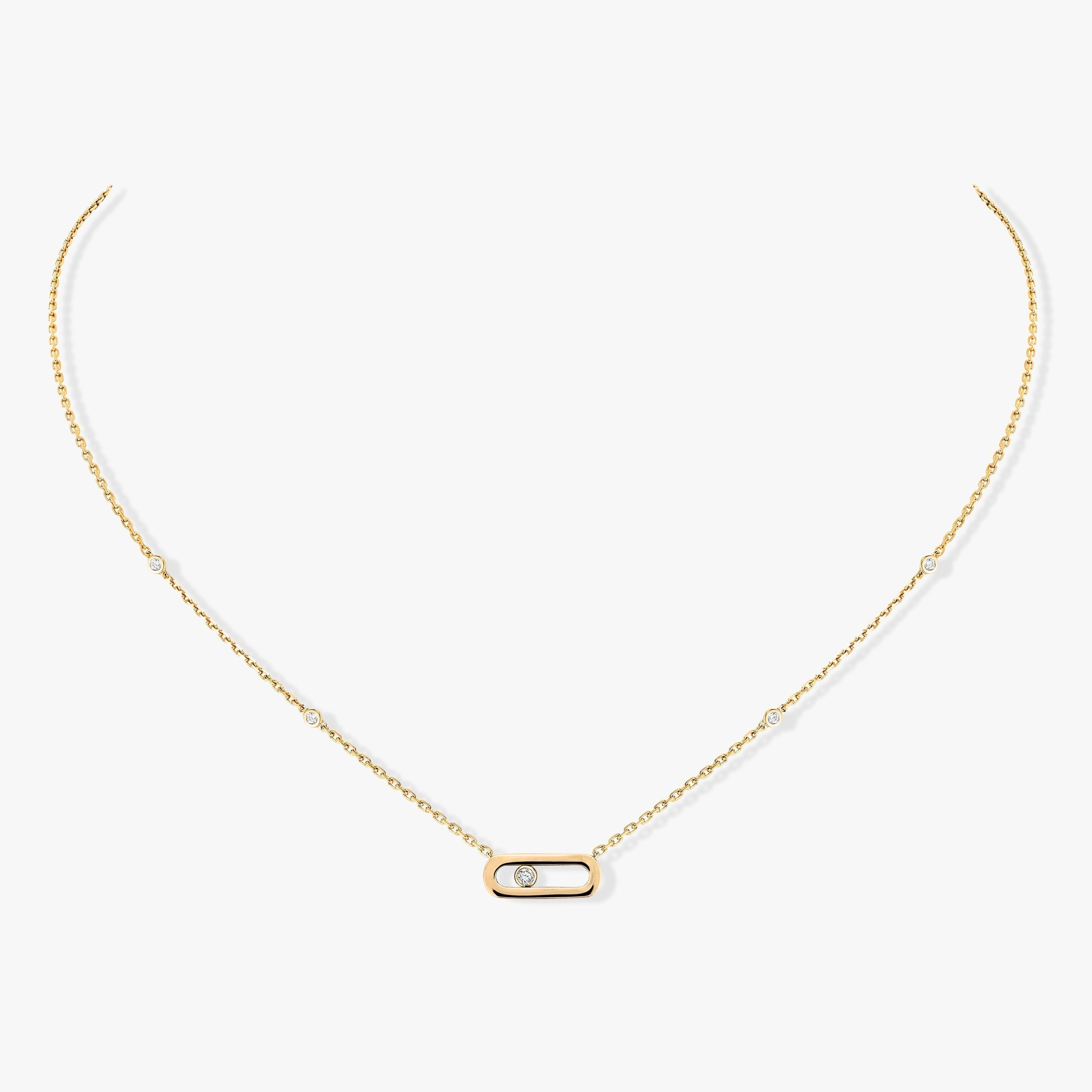 [Aura ] MOVE UNO DIAMOND NECKLACE