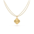 Aura CLOVER 25MM PEDANT NECKLACE GOLD