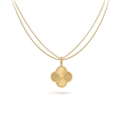 Aura CLOVER 25MM ANHÄNGER-HALSKETTE GOLD