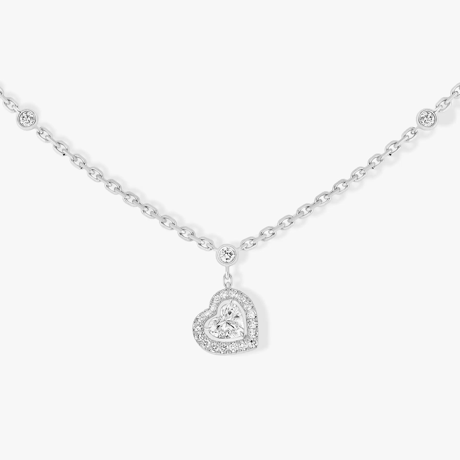 [Aura ] JOY HEART DIAMOND NECKLACE