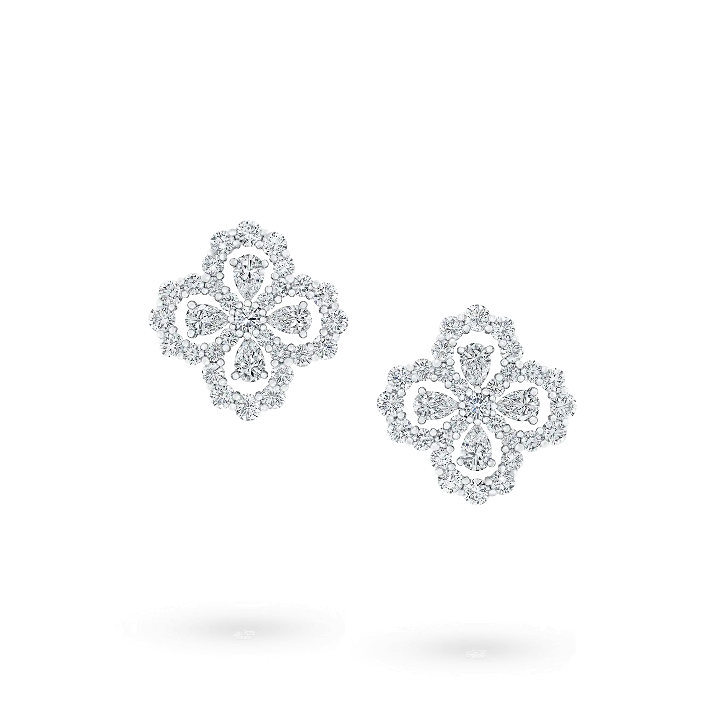 Aura LOOP EARRINGS FULL MOTIF DIAMOND 16MM