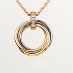 Aura TRINITY HALSKETTE GOLD DIAMANTEN