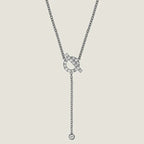Aura FINESSE SILBER DIAMANTEN HALSKETTE