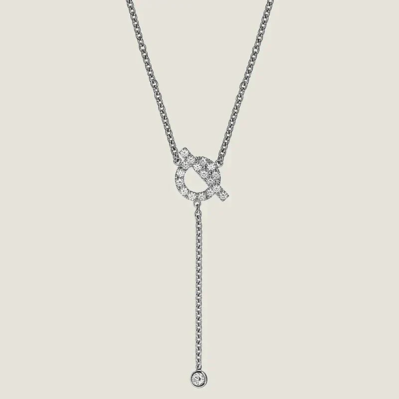 Aura FINESSE SILVER DIAMOND NECKLACE