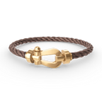 Aura FORCE GROSSES HUFEISEN OHNE DIAMANT ARMBAND GOLD