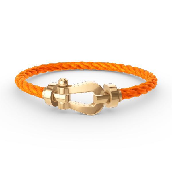 Aura FORCE LARGE HORSESHOE NO DIAMOND BRACELET GOLD