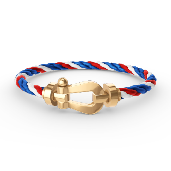 Aura FORCE LARGE HORSESHOE NO DIAMOND BRACELET GOLD