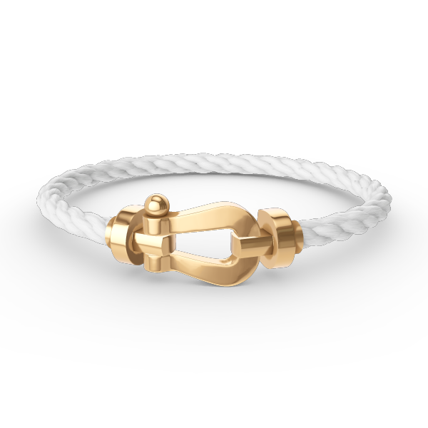 Aura FORCE LARGE HORSESHOE NO DIAMOND BRACELET GOLD