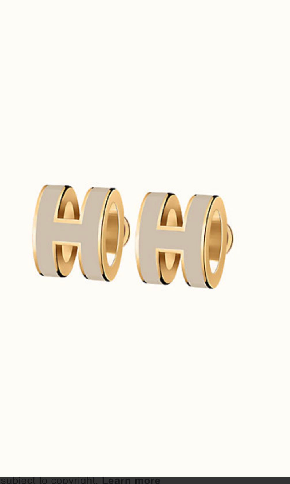 Aura MINI POP H GOLD OHRRINGE GRAU