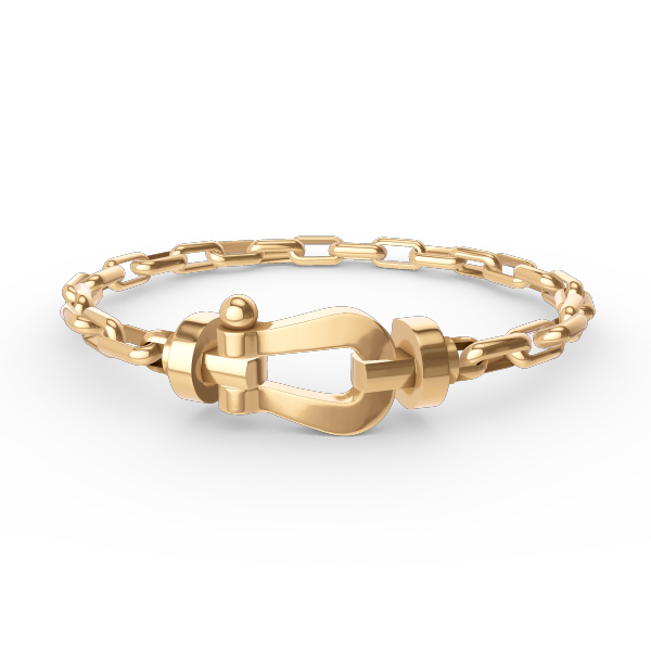 Aura FORCE LARGE HORSESHOE CLASP  METAL BRACELET