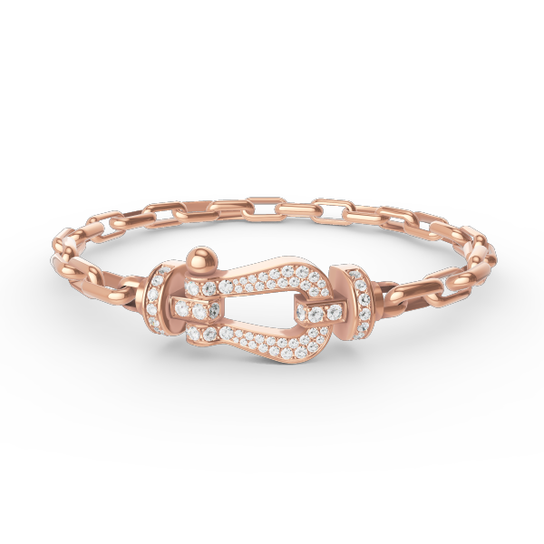 Aura FORCE LARGE HORSESHOE CLASP  METAL BRACELET