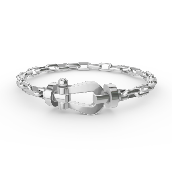 Aura FORCE LARGE HORSESHOE CLASP  METAL BRACELET