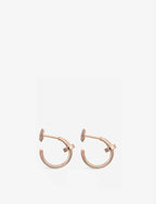 Aura JUSTE EARRINGS PINK GOLD