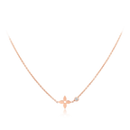 Aura BLOSSOM PENDANT PINK GOLD AND DIAMOND