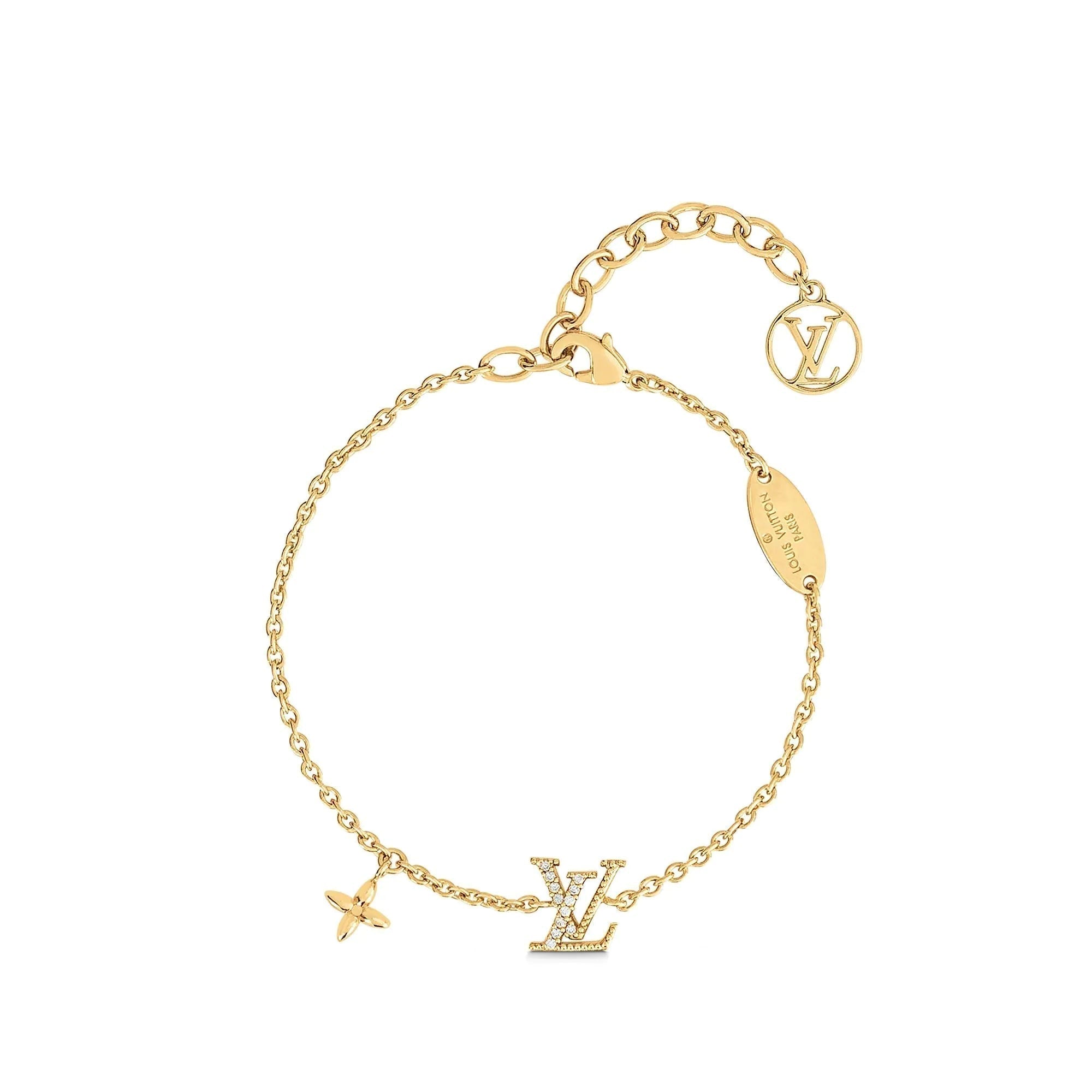 Aura LOGO STAR MOTIF GOLD BRACELET