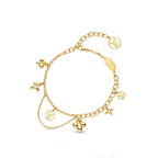 Aura BLOOMING PINK GOLD MOP ARMBAND