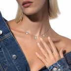 [Aura ] Mein Zwillingsdiamant-Collier in Silber