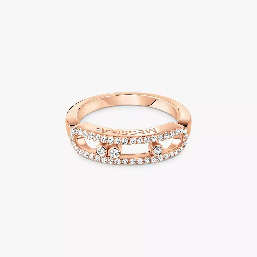 [Aura ]  Baby Move Gold Diamond Pave_ Ring
