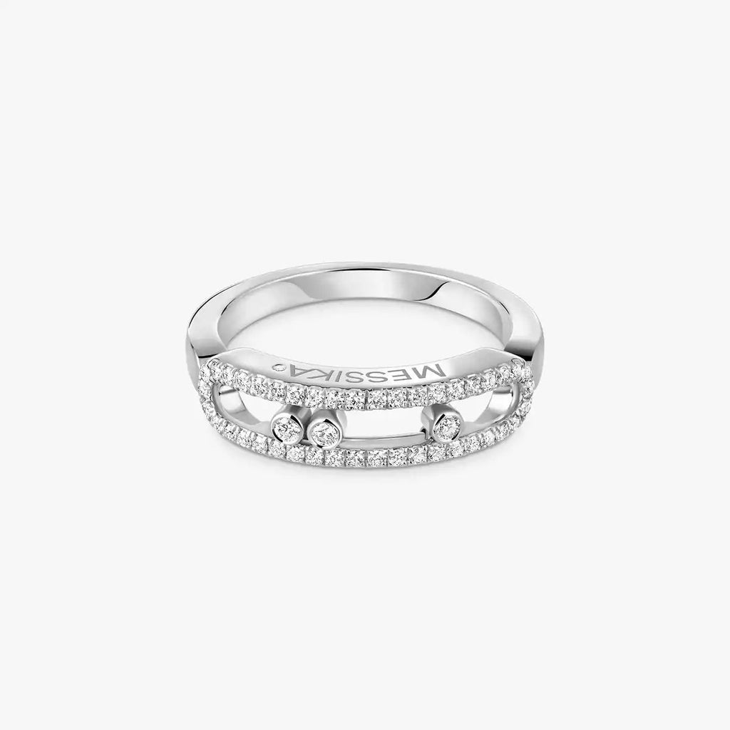 [Aura ]  Baby Move Gold Diamond Pave_ Ring