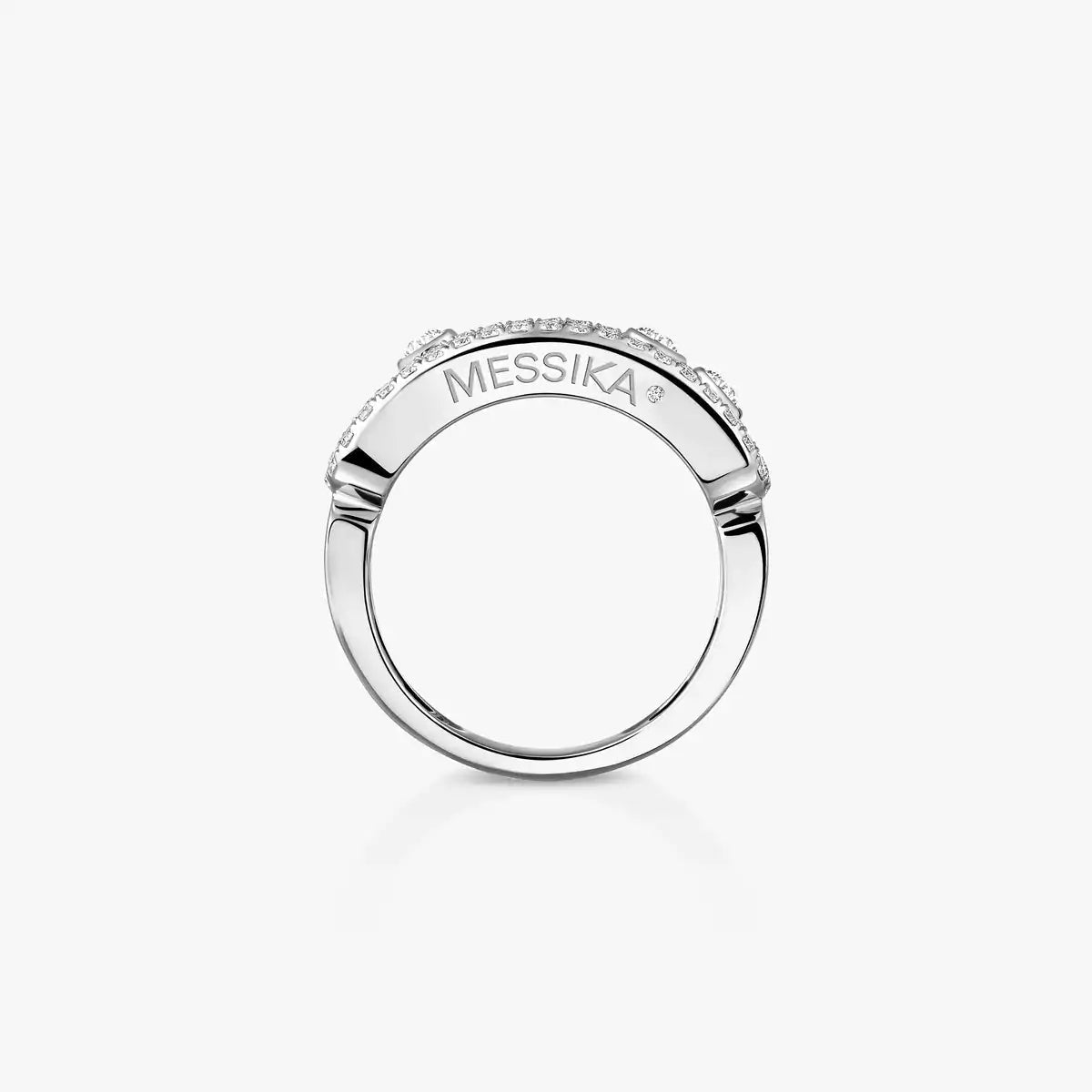 [Aura ]  Move Gold Diamant Pavé_ Ring