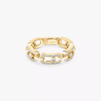 [Aura ] Move Link Pave_-Set Diamond Ring in Gold