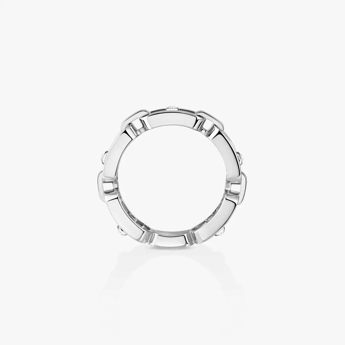 [Aura ] Move Link Pave_-Set Diamond Ring in Gold