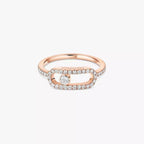 [Aura ] Move Uno Diamond Ring in Gold