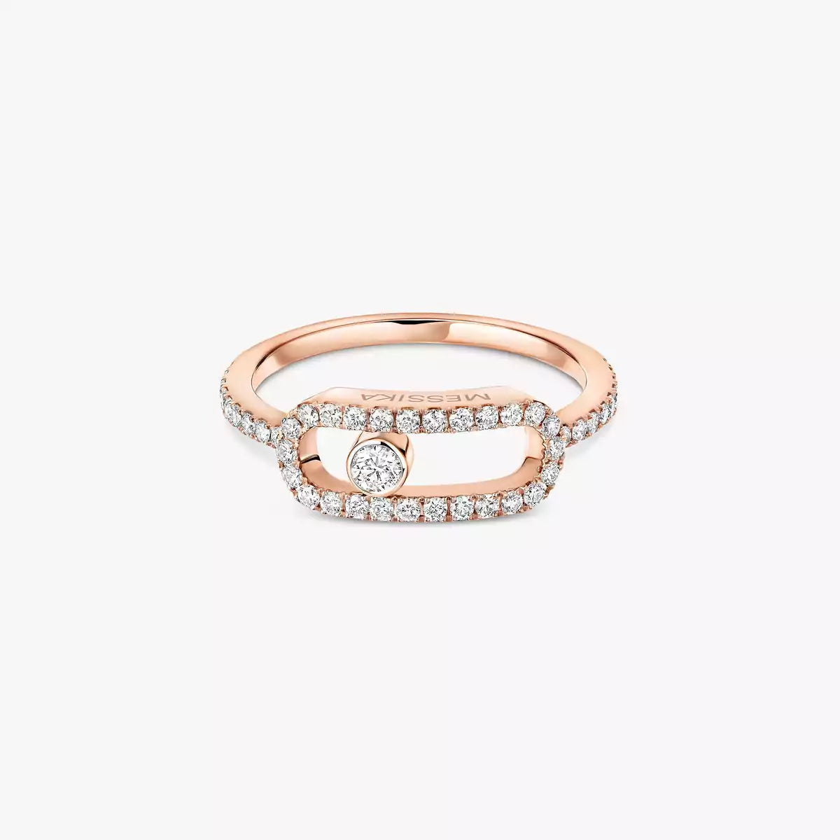 [Aura ] Move Uno Diamond Ring in Gold