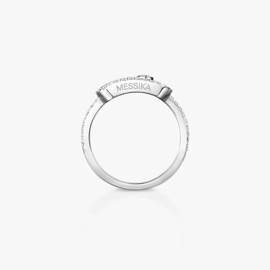 [Aura ] Move Uno Diamond Ring in Gold