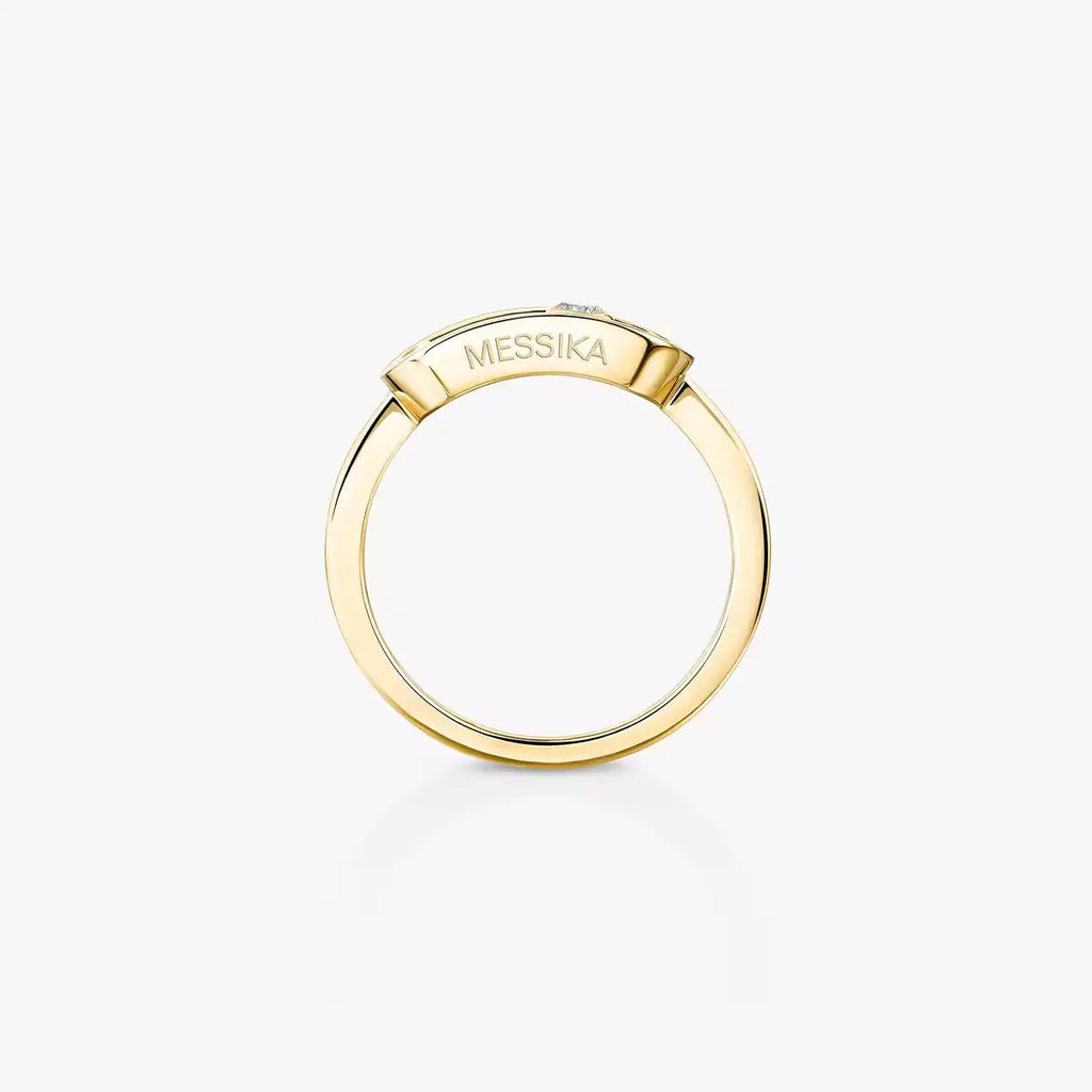 [Aura ] Move Uno Diamond Ring in Gold