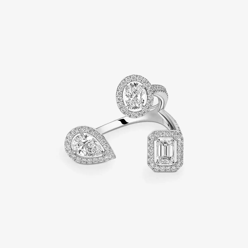 [[Aura ]  Diamond Ring 0,25ct My Twin Trilogy