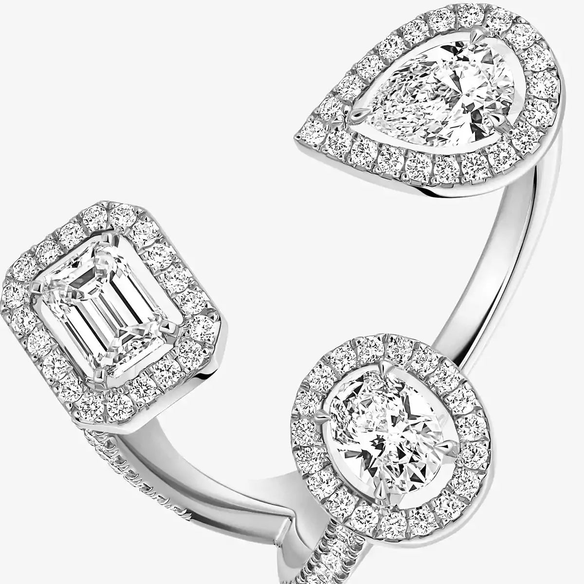[[Aura ]  Diamond Ring 0,25ct My Twin Trilogy