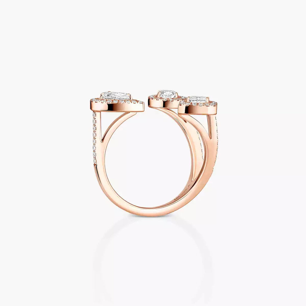 [[Aura ]  Diamond Ring 0,25ct My Twin Trilogy