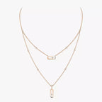 [Aura ]  Move Uno Diamond Necklace